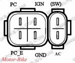 СКУТЕР ЕЛЕКТРОНЕН БЛОК /4+2/ AC TUNING - 4T GY6 50 / 125 / 150 / АТВ / ХОНДА-2